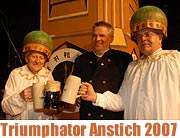 Triumphator: Die Starkbier Zeit begann mit dem Starkbierfest der Damischen Ritter im Löwenbräukeller 22.02.2007 (Foto: Ingrid Grossmann)